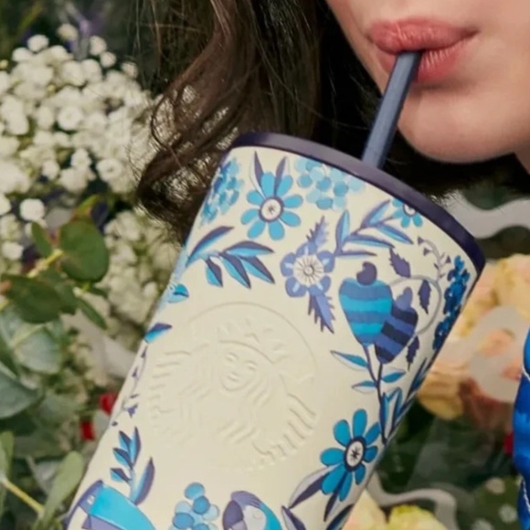 🔥 Starbucks FARM RIO Lenco Azulejo Cold Cup🔥 - Picture 2 of 2